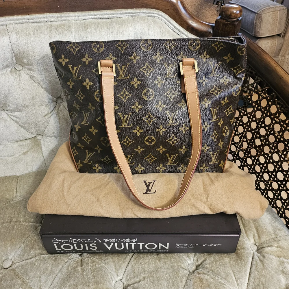 Louis Vuitton Brown Monogram Tote Bag - Picture 1 of 8
